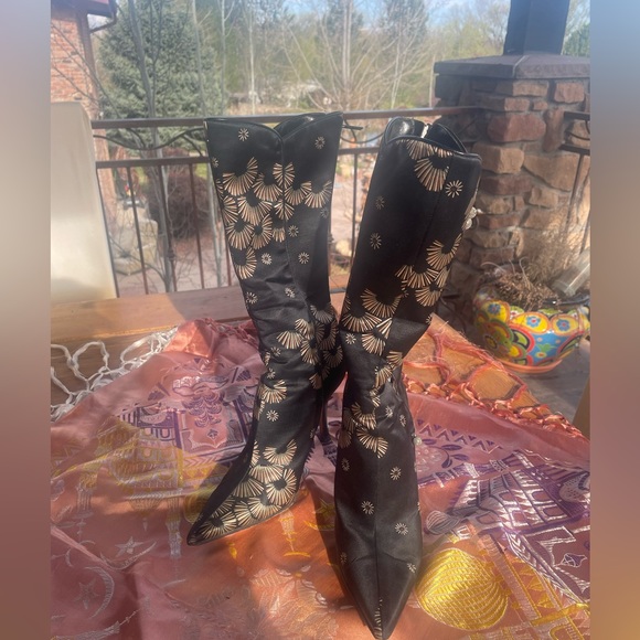 Jimmy Choo Silk Boots - Picture 3 of 8